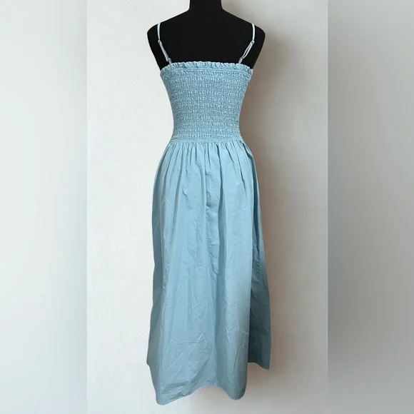 Nation LTD Light Blue Smocked Dress - Picture 6 of 10
